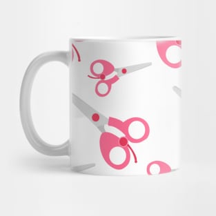 Scissor Back To School Pattern Mug